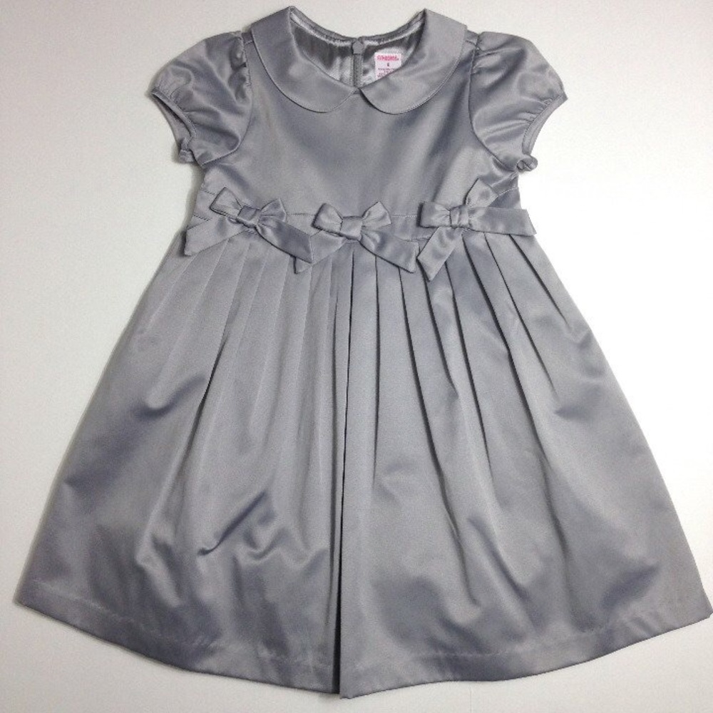 Gymboree Silver Prim and Proper Toddler Dress